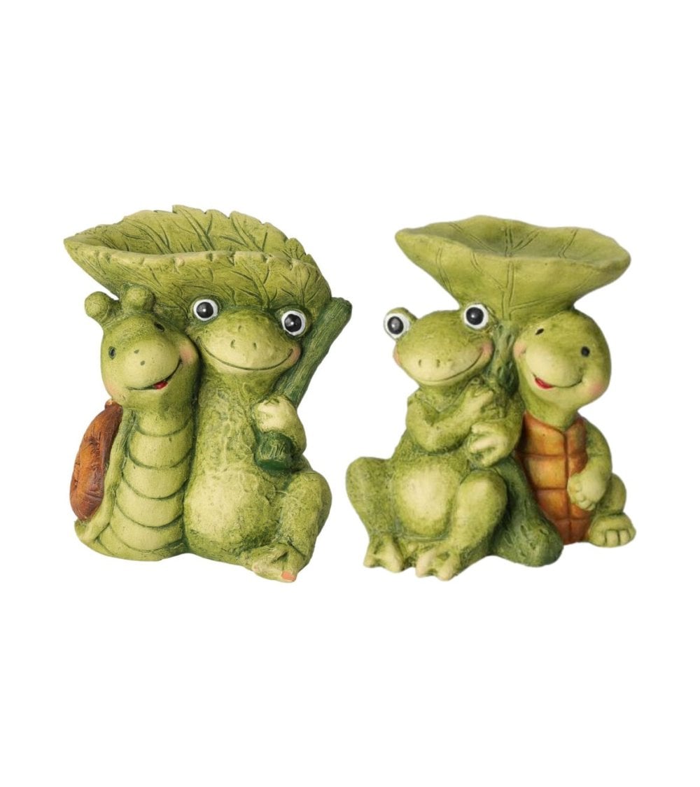 Figura de Jardín con Comedero para Pájaros -1