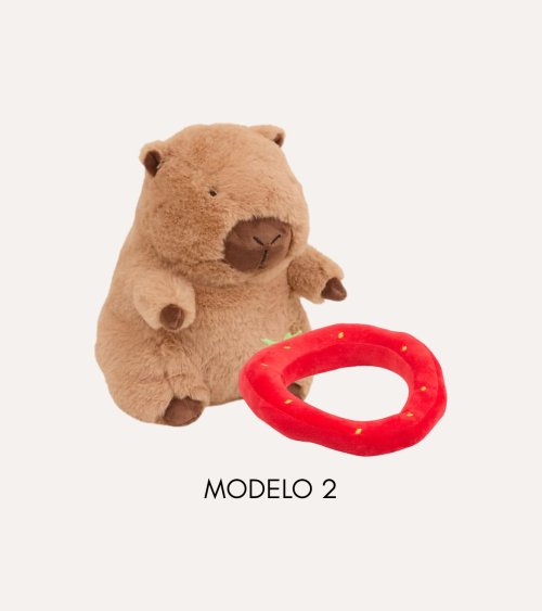 Peluche de Capibara Apy para Decoración Infantil de Poliéster