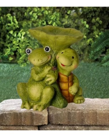 Figura de Jardín con Comedero para Pájaros -3