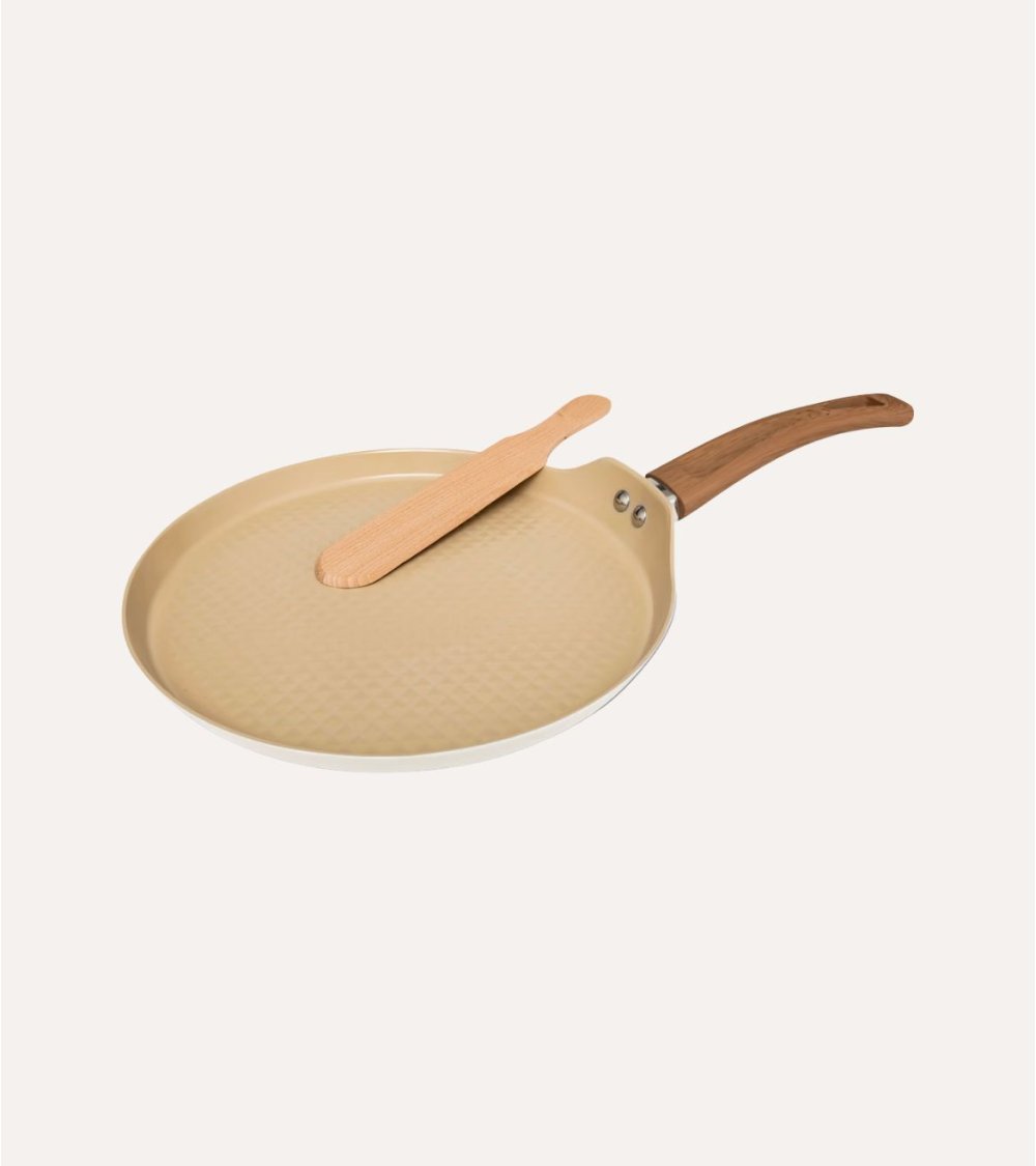 Sartén Crepera Hamony de Aluminio con Paleta de Madera