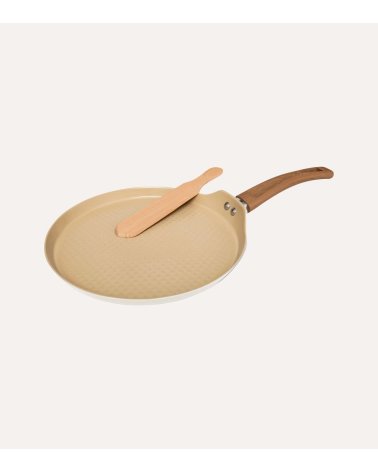 Sartén Crepera Hamony de Aluminio con Paleta de Madera