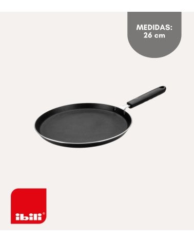 Sartén Crepera Indubasic de Aluminio