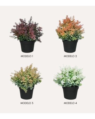 Planta Decorativa Mini Arbusto Sedum de Plástico