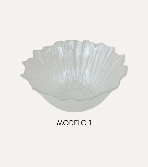 Cuenco Flor de Hada de Vidrio Tintado