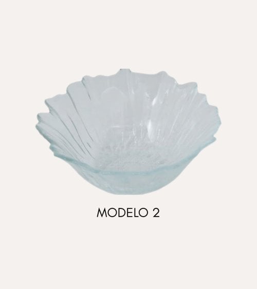 Cuenco Flor de Hada de Vidrio Tintado