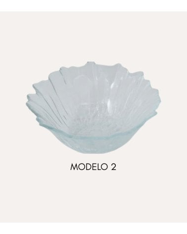 Cuenco Flor de Hada de Vidrio Tintado