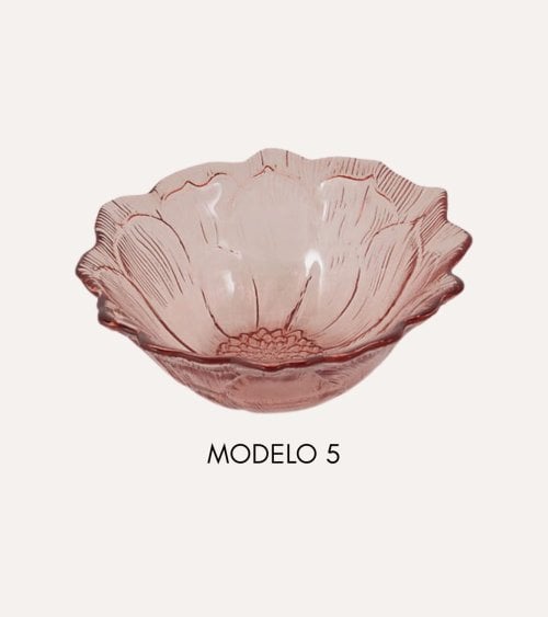 Cuenco Flor de Hada de Vidrio Tintado