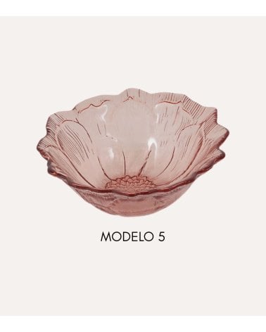 Cuenco Flor de Hada de Vidrio Tintado