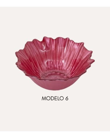 Cuenco Flor de Hada de Vidrio Tintado