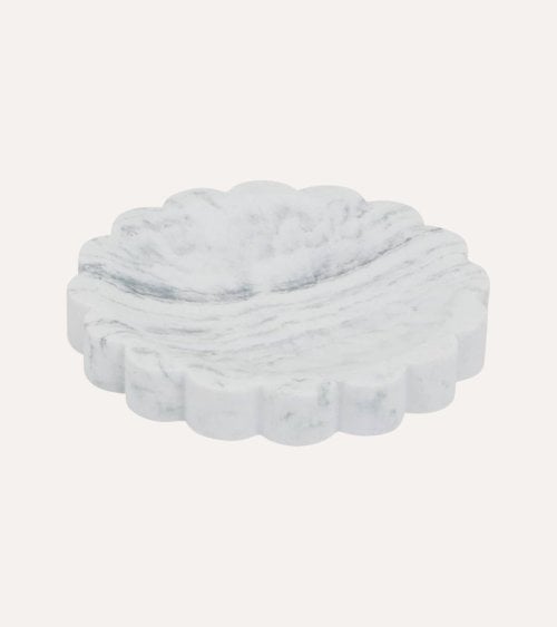 Jabonera Marby Efecto de Mármol de Poliresina