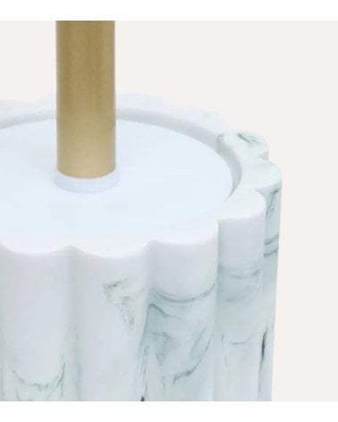 Escobilla de Baño Marby Efecto de Mármol de Poliresina