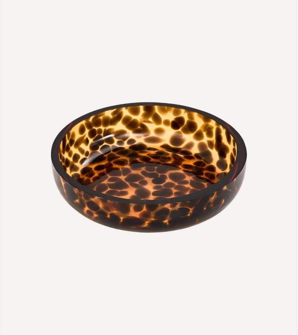 Jabonera Animal Print de Vidrio Tintado