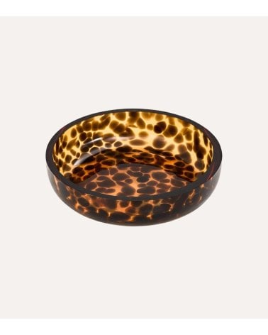 Jabonera Animal Print de Vidrio Tintado