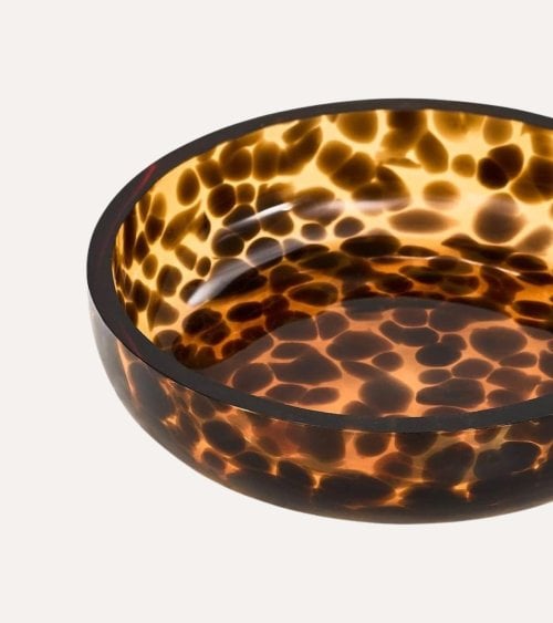 Jabonera Animal Print de Vidrio Tintado