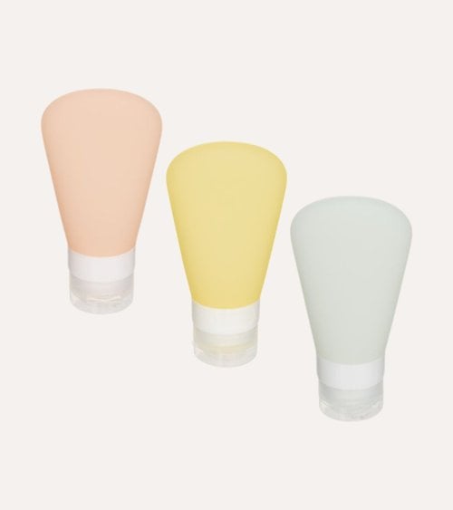 Neceser de Viaje Sunny con 6 Accesorios de Silicona