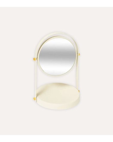 Espejo de Mesa Duo Giratorio de Metal