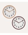 Reloj de Pared Loly Efecto Madera de Plástico