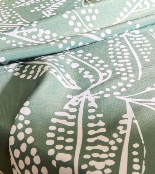 Mantel Antimanchas Tropical con Puntos de Poliéster