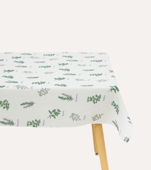 Mantel Antimanchas Herbología de Poliéster