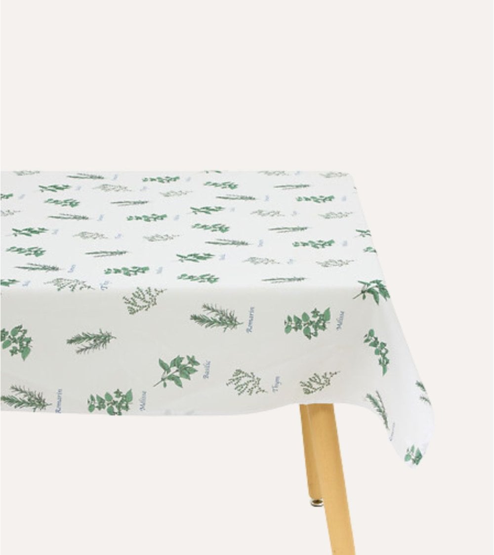 Mantel Antimanchas Herbología de Poliéster