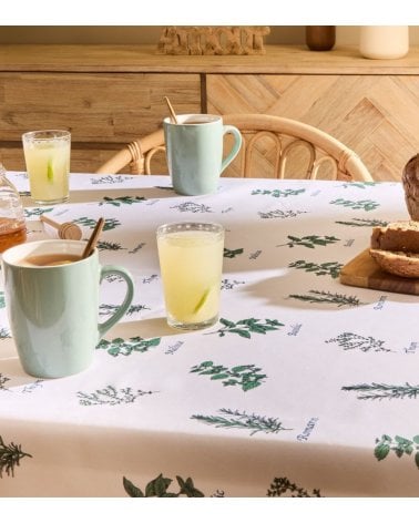 Mantel Antimanchas Herbología de Poliéster