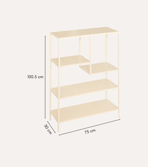 Estantería Baja Gota con 5 Niveles de Acero