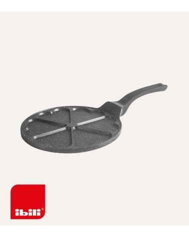 Sartén Crepera Natura Corazón con 6 Cavidades de Aluminio