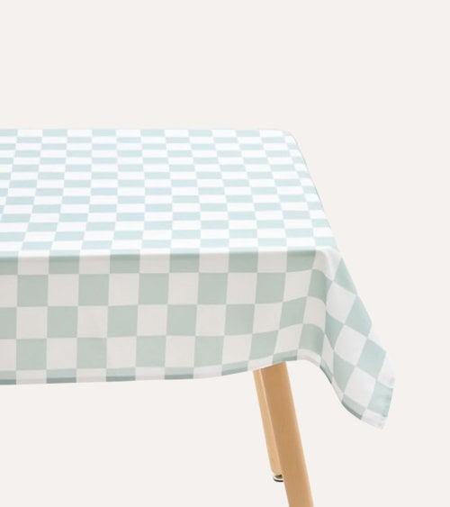 Mantel Antimanchas Della A Cuadros de Poliéster