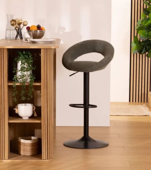 Silla de Bar Alta Sasha de Acero