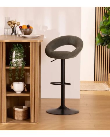 Silla de Bar Alta Sasha de Acero