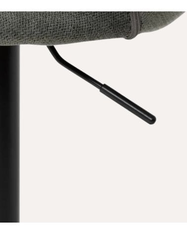 Silla de Bar Alta Sasha de Acero