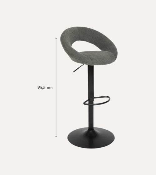 Silla de Bar Alta Sasha de Acero