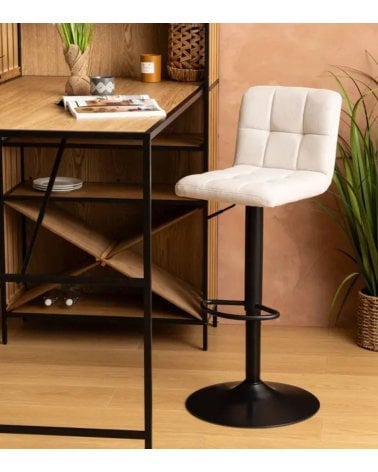 Silla de Bar Alta Delek Ajustable de Metal