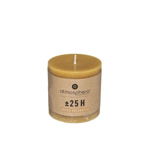 Vela Cilindro Decorativa Rústica -5