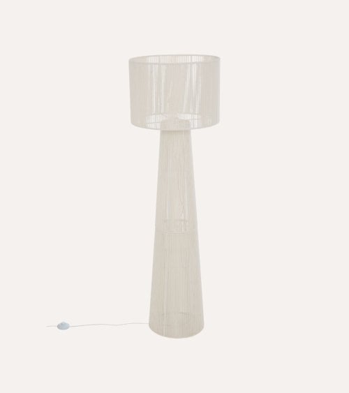 Lámpara de Pie Adria de Metal y Rayon