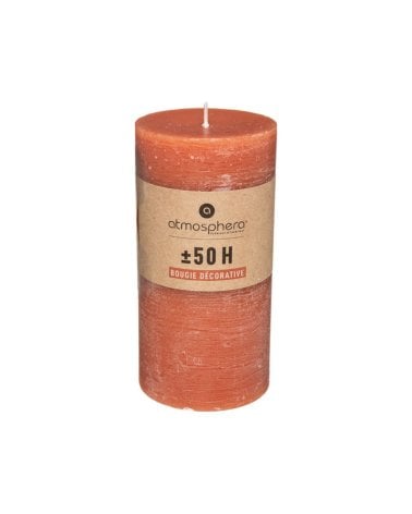 Vela Cilindro Decorativa Rústica -8