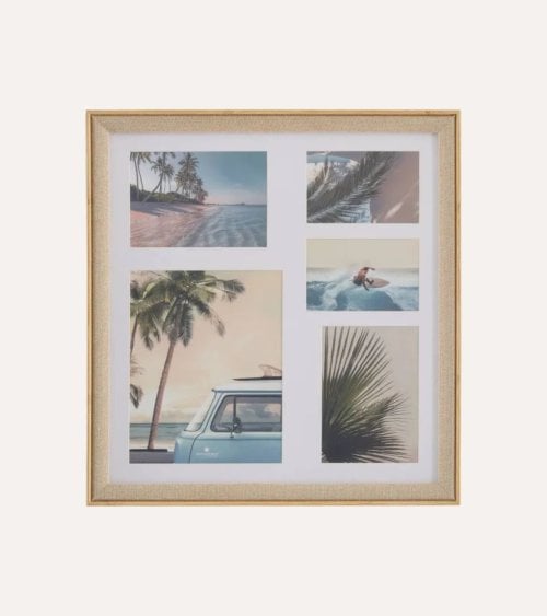 Marco de Fotos Múltiple Zera para 5 Fotos de MDF