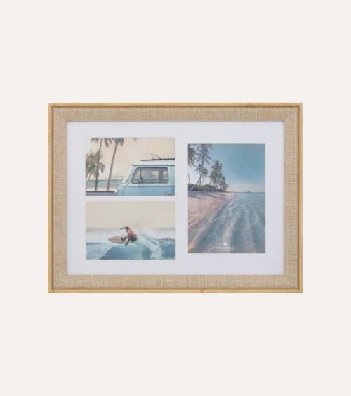 Marco de Fotos Múltiple Zera para 3 Fotos de MDF