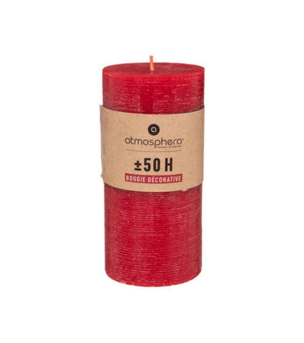 Vela Cilindro Decorativa Rústica -11