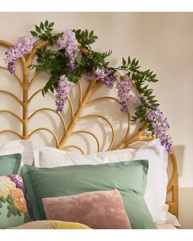 Guirnalda Decorativa de Flores Glicina de Plástico