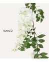 Guirnalda Decorativa de Flores Glicina de Plástico
