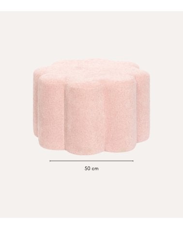 Puff Hada en Forma de Flor de MDF