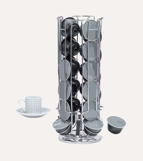 Portacápsulas Giratorio para 24 Cápsulas de Metal