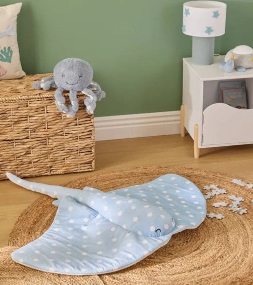 Peluche de Manta Raya para Decoración Infantil de Poliéster