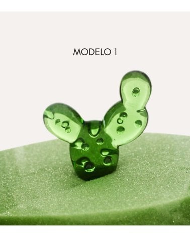 Reloj de Arena con Figura Decorativa en Interior de Vidrio