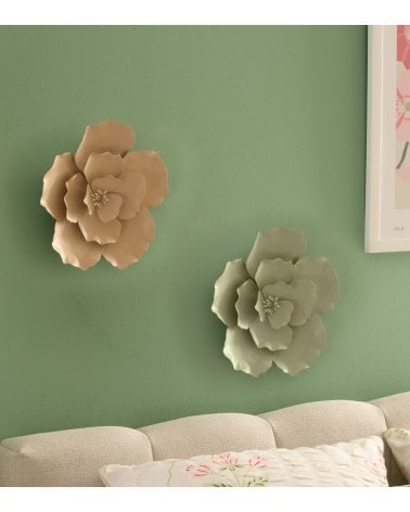 Decoración de Pared Flor Folk de Metal