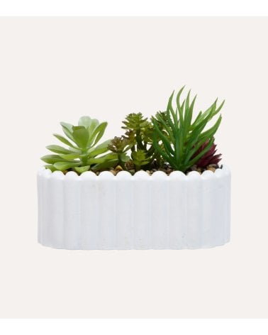 Planta Decorativa Jardinera Wida de Cemento