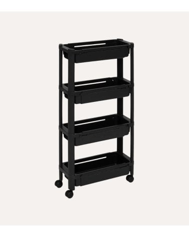 Carrito Auxiliar Extensible con 4 Niveles de Plástico
