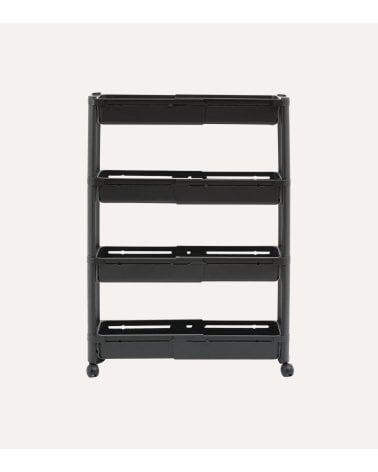 Carrito Auxiliar Extensible con 4 Niveles de Plástico
