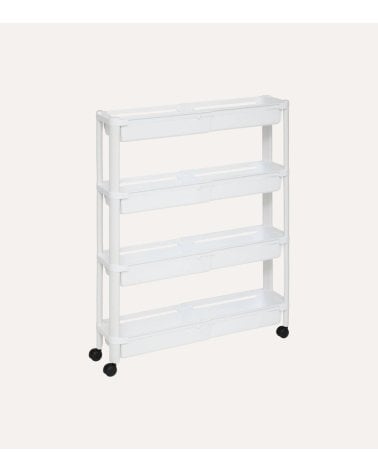 Carrito Auxiliar Extensible con 4 Niveles de Plástico
